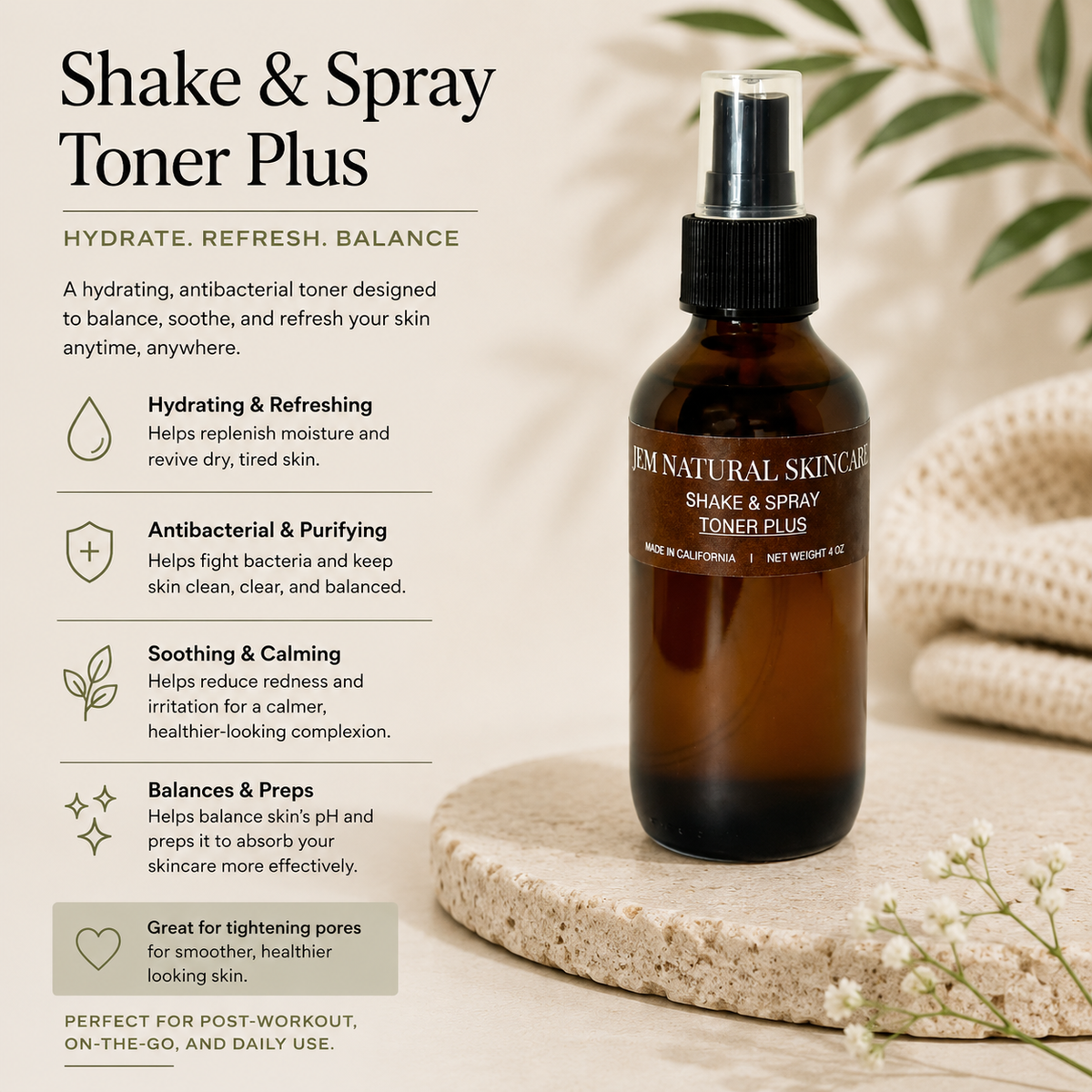 Shake & Spray Toner Plus